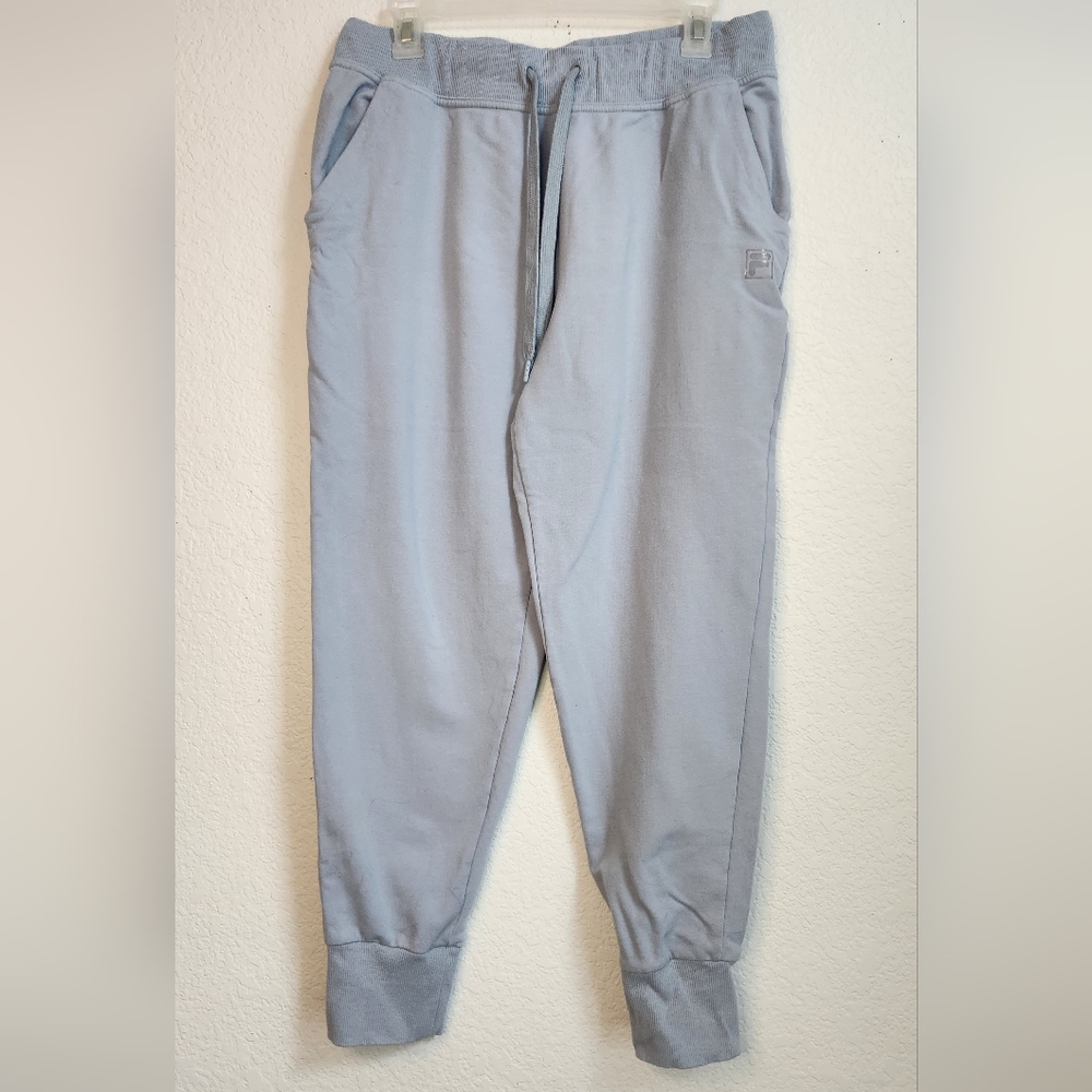 Fila Light Blue Jogger‎ Sweats Pants, Size L